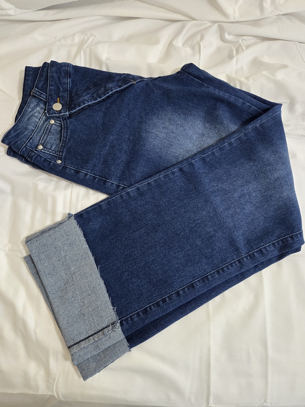HME Dark Blue Denim Ankle Jeans